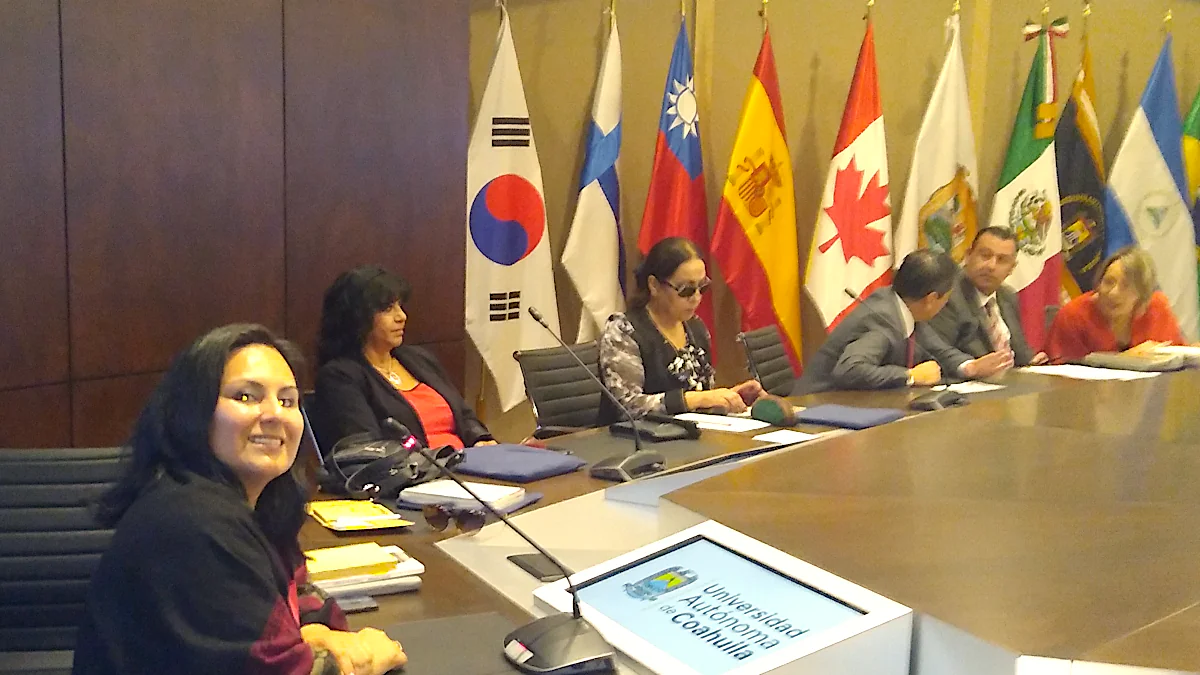 Elba Acevedo lors d'une rencontre internationale